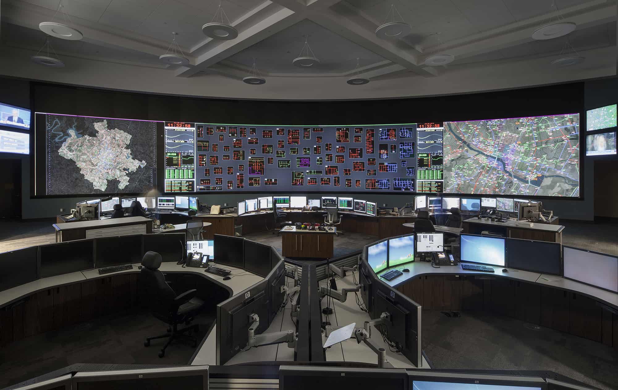 control room video wall
