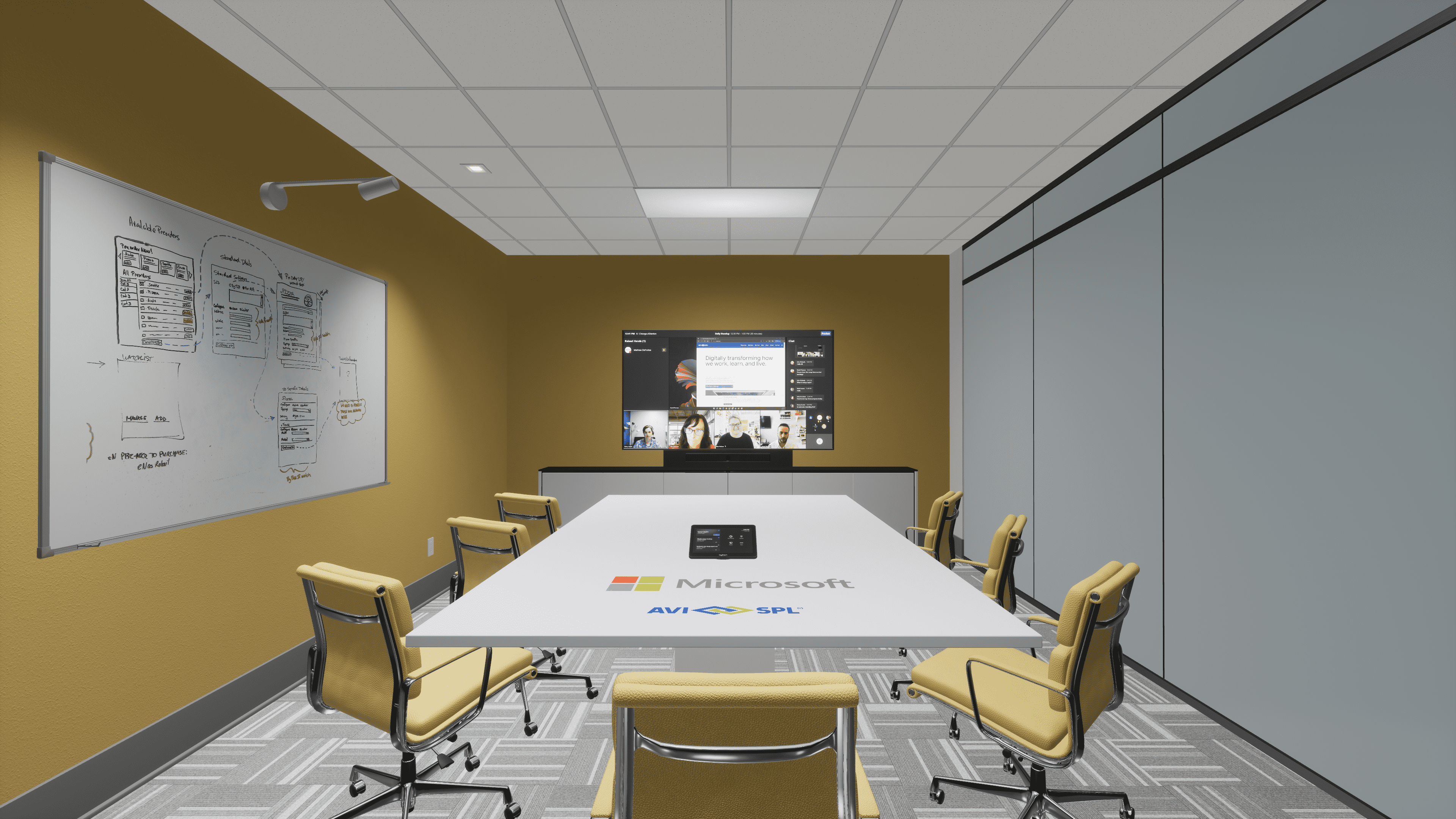 VR reference designs large conference room
