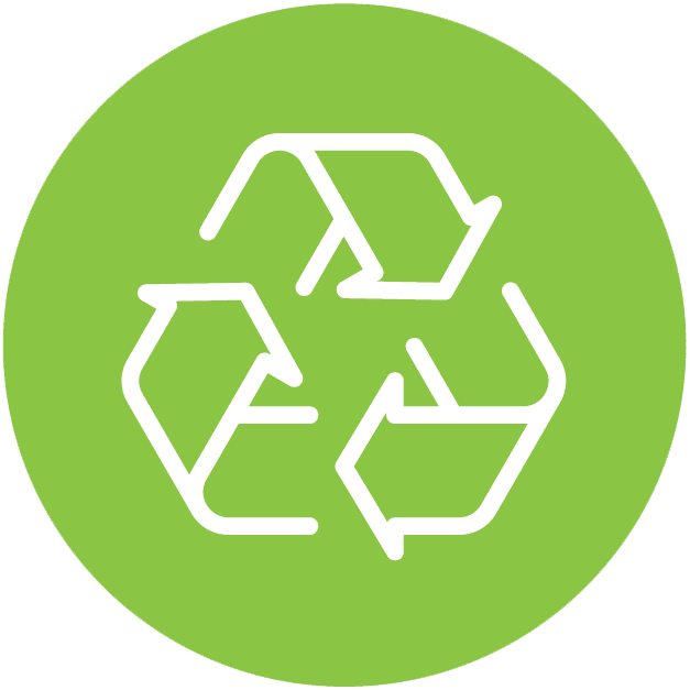 ESG Icon-green circle_Circularity-t Circularity icon